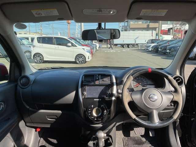 マーチ 1.2 NISMO ドライブレコーダー・日産メモリーナビ・ア Wエアバッグ 定期点検記録簿 アイスト ナビTV ワンオ-ナ-車 スマートキ オートエアコン メモリナビ キーフリー パワーウィンドウ エアバック ABS ワンセグ パワステ ドライブレコーダー(3枚目)