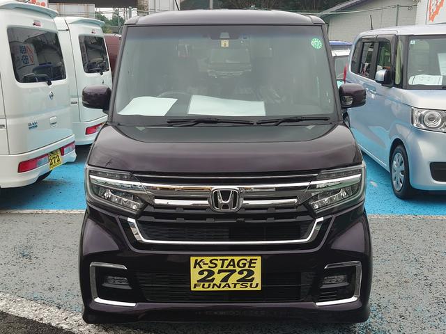 Ｎ－ＢＯＸカスタム Ｌ　●令和４年式●走行３０７５０ｋｍ●純正８型プレミアムインターナビ●ナビ連動前後ドラレコ●両側パワースライドドア●ＥＴＣ●バックカメラ●アダプティブクルーズコントロール●電子パーキング●シートヒーター（2枚目）
