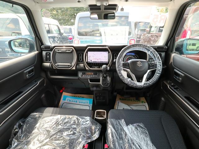 ハスラー ＪスタイルＩＩターボ　●令和５年式　●走行１３５２３ｋｍ　●純正９型ナビ　●全方位カメラ　●特別仕様車　●ＥＴＣ　●アダプティブクルーズ　●ＬＥＤライト　●シートヒーター　●キーフリー　●２トーンカラー　●新車保証付き（12枚目）