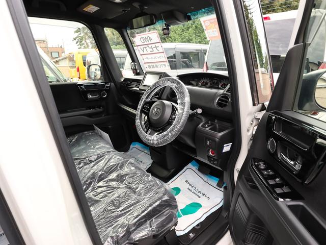 Ｎ－ＢＯＸカスタム Ｌ　４ＷＤ　●令和４年式　●走行１４５６２ｋｍ　●社外ナビ　●前方ドラレコ　●ＥＴＣ　●バックカメラ　●電動スライドドア　●渋滞追従機能付ＡＣＣ　●シートヒーター　●元レンタカー　●新車保証付　●禁煙車（13枚目）