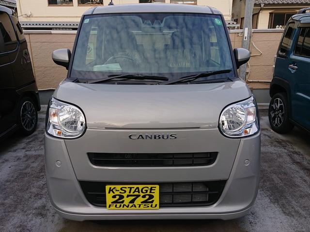 ムーヴキャンバス セオリーＸ　●令和６年式　●走行５３２２ｋｍ　●純正ナビ　●バックカメラ　●両側電動スライドドア　●衝突被害軽減ブレーキ　●プッシュスタート　●キーフリー　●コーナーセンサー　●サイドエアバッグ　●新車保証付き（2枚目）