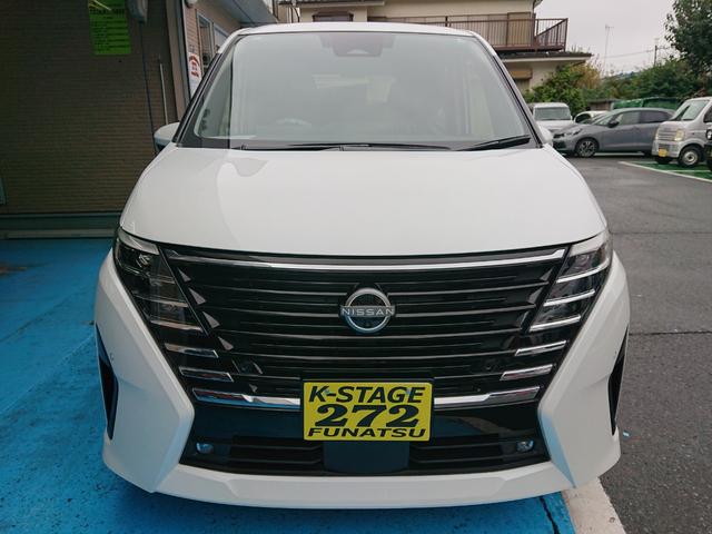 セレナ e-パワー ハイウェイスターV ●令和5年式 ●走行・39073Km ●純正12.3インチコネクトナビ ●ETC2.0 ●全方位カメラ ●前後ドラレコ ●衝突軽減ブレーキ ●ACC ●両側ハンズフリー電動スライドD ●電子パーキング(2枚目)