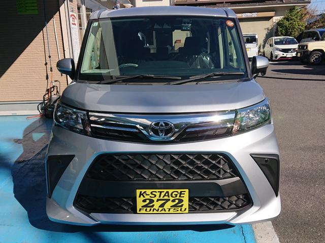 ルーミー Ｘ　●令和３年式　●走行・２２０５０Ｋｍ　●車検整備付き　●純正ナビ・ＴＶ付き　●ＥＴＣ　●バックカメラ　●前後ドラレコ　●片側電動スライドドア　●衝突被害軽減ブレーキ　●Ｆシートヒーター　●オートライト（2枚目）