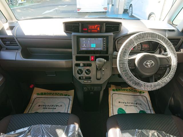 ルーミー Ｘ　●令和３年式　●走行・２２０５０Ｋｍ　●車検整備付き　●純正ナビ・ＴＶ付き　●ＥＴＣ　●バックカメラ　●前後ドラレコ　●片側電動スライドドア　●衝突被害軽減ブレーキ　●Ｆシートヒーター　●オートライト（11枚目）