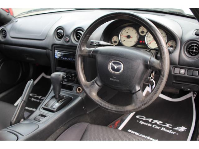 ロードスター Ｍ　オートマ車／ベージュ幌／１０３．８００キロ時にタイミングベルト、ウォーターポンプ、オイル＆カムシール交換済／ダブルエアバック／ドラレコ／ＥＴＣ（24枚目）