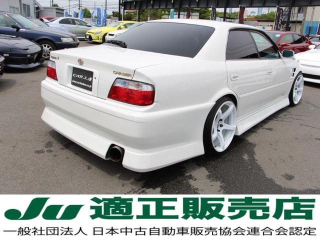 ツアラーV リミテッド BNスポーツフルエアロ FRPフロントフェンダー FRPボンネット ワークエモーションT5R19インチアルミホイル テインフルタップ車高調 柿本マフラー 前置インタークーラー5速改公認(2枚目)