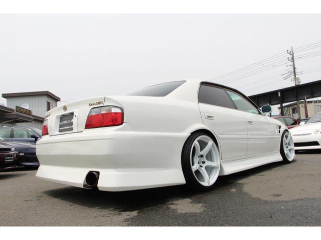 ツアラーV リミテッド BNスポーツフルエアロ FRPフロントフェンダー FRPボンネット ワークエモーションT5R19インチアルミホイル テインフルタップ車高調 柿本マフラー 前置インタークーラー5速改公認(22枚目)