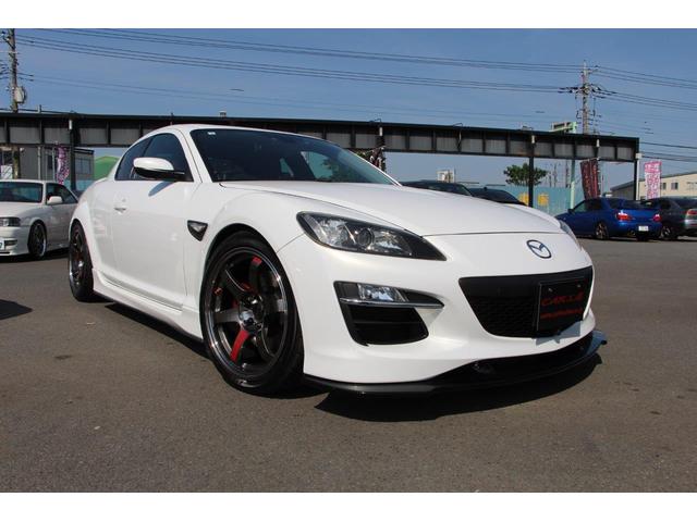 ＲＸ－８ スピリットＲ　純正レカロシート／ＴＥ３７アルミ／ＲＥ雨宮ＥＣＵ　スポーツキャタライザー　プラグコード／パンスピード車高調　前後ブレーキローター　パット　メッシュホース　オートエグゼフロントスポイラー　タワーバー（67枚目）