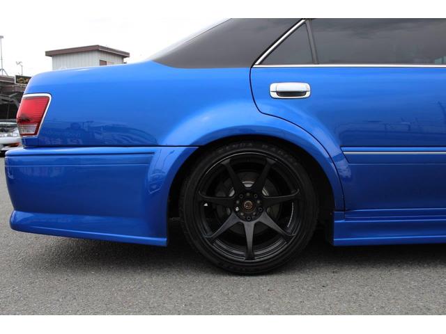 クラウン アスリートＶ　サンルーフ／５速改公認・ＨＫＳＧＴ３ＲＳタービン／ＨＫＳカム／ＬＩＮＫ制御／ブーコン／ＨＰＩインタークーラー＆ラジエター／オイルクーラー／３２６車高調／Ｖ１ナックル／ＯＲＣツインクラッチ／社外ＬＳＤ（15枚目）
