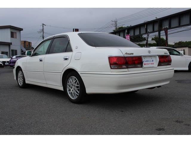 クラウン アスリートＶ　後期型／ノーマル車両／ユーザー様買取仕入れ／１ＪＺ－ＧＴＥターボエンジン／純正アルミ／運転席パワーシート／キーレス／ＨＩＤライト／レースハーフカバー付き（4枚目）