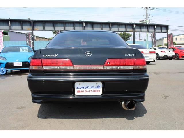 マークII ツアラーＶ　後期型／５速改ＪＺＸ１１０ＭＴ公認／キーレス／ナルディステア・エアロパーツ／ＫＴＳ車高調／ＨＫＳエアクリ／ＨＰＩアルミラジエター＆前置インタークーラー／柿本車マフラー・社外１８インチアルミホイル（14枚目）