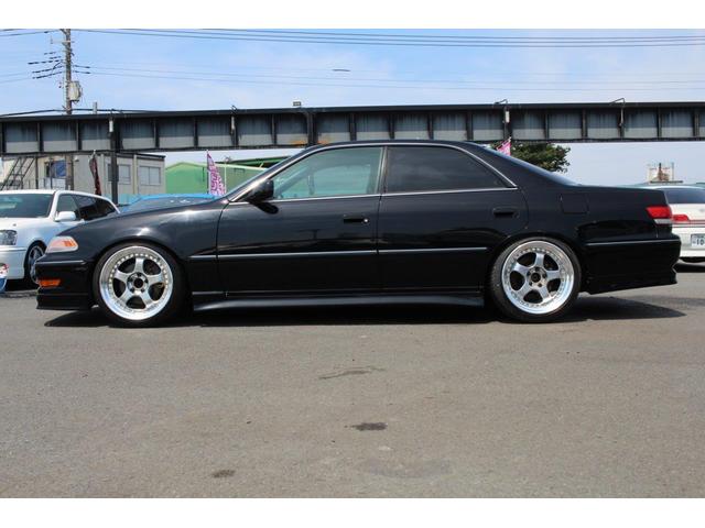 マークII ツアラーＶ　後期型／５速改ＪＺＸ１１０ＭＴ公認／キーレス／ナルディステア・エアロパーツ／ＫＴＳ車高調／ＨＫＳエアクリ／ＨＰＩアルミラジエター＆前置インタークーラー／柿本車マフラー・社外１８インチアルミホイル（15枚目）