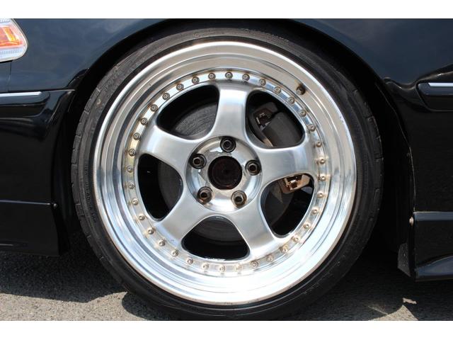 マークII ツアラーＶ　後期型／５速改ＪＺＸ１１０ＭＴ公認／キーレス／ナルディステア・エアロパーツ／ＫＴＳ車高調／ＨＫＳエアクリ／ＨＰＩアルミラジエター＆前置インタークーラー／柿本車マフラー・社外１８インチアルミホイル（17枚目）