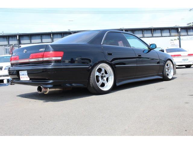 マークII ツアラーＶ　後期型／５速改ＪＺＸ１１０ＭＴ公認／キーレス／ナルディステア・エアロパーツ／ＫＴＳ車高調／ＨＫＳエアクリ／ＨＰＩアルミラジエター＆前置インタークーラー／柿本車マフラー・社外１８インチアルミホイル（38枚目）
