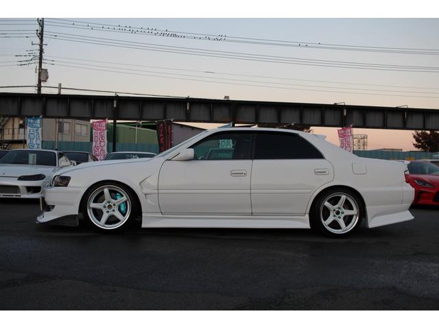 チェイサー ツアラーV 5速改公認/クニーズフルエアロ&フロントフェンダー/BNスポーツFRPボンネット/ワークT5-R2P18インチ/BRIDEセミバケ2脚&内装張替/ORCクラッチ/東名LSD/前置IC/アルミラジエター(16枚目)