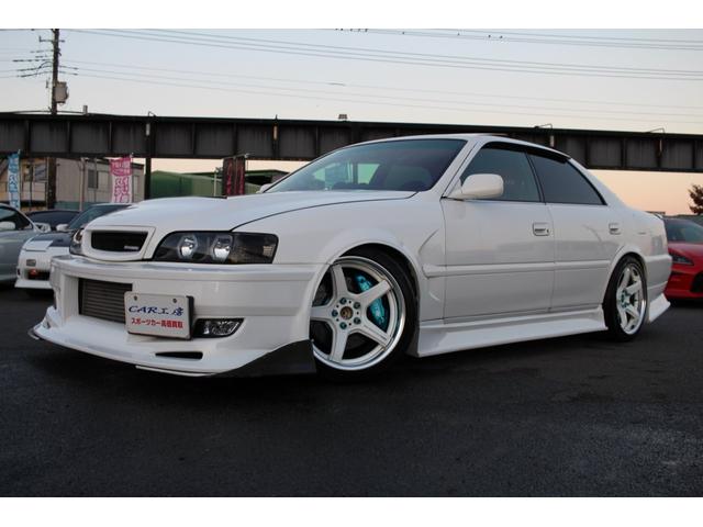 チェイサー ツアラーV 5速改公認/クニーズフルエアロ&フロントフェンダー/BNスポーツFRPボンネット/ワークT5-R2P18インチ/BRIDEセミバケ2脚&内装張替/ORCクラッチ/東名LSD/前置IC/アルミラジエター(20枚目)