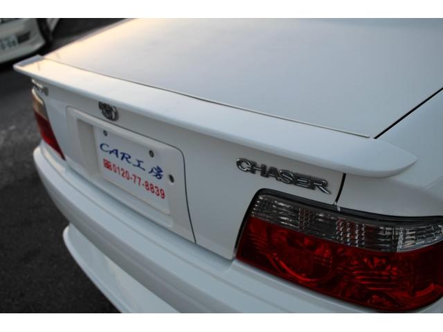チェイサー ツアラーV 5速改公認/クニーズフルエアロ&フロントフェンダー/BNスポーツFRPボンネット/ワークT5-R2P18インチ/BRIDEセミバケ2脚&内装張替/ORCクラッチ/東名LSD/前置IC/アルミラジエター(25枚目)