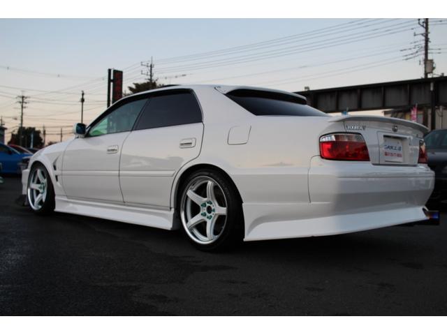 チェイサー ツアラーV 5速改公認/クニーズフルエアロ&フロントフェンダー/BNスポーツFRPボンネット/ワークT5-R2P18インチ/BRIDEセミバケ2脚&内装張替/ORCクラッチ/東名LSD/前置IC/アルミラジエター(28枚目)