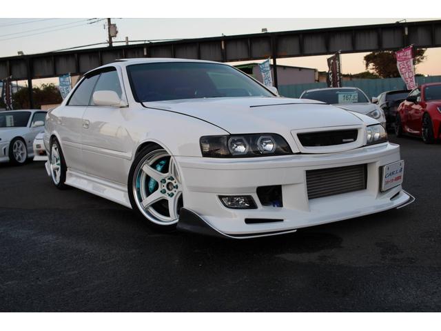 チェイサー ツアラーV 5速改公認/クニーズフルエアロ&フロントフェンダー/BNスポーツFRPボンネット/ワークT5-R2P18インチ/BRIDEセミバケ2脚&内装張替/ORCクラッチ/東名LSD/前置IC/アルミラジエター(33枚目)