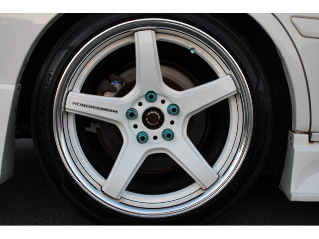 チェイサー ツアラーV 5速改公認/クニーズフルエアロ&フロントフェンダー/BNスポーツFRPボンネット/ワークT5-R2P18インチ/BRIDEセミバケ2脚&内装張替/ORCクラッチ/東名LSD/前置IC/アルミラジエター(37枚目)