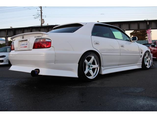 チェイサー ツアラーV 5速改公認/クニーズフルエアロ&フロントフェンダー/BNスポーツFRPボンネット/ワークT5-R2P18インチ/BRIDEセミバケ2脚&内装張替/ORCクラッチ/東名LSD/前置IC/アルミラジエター(39枚目)