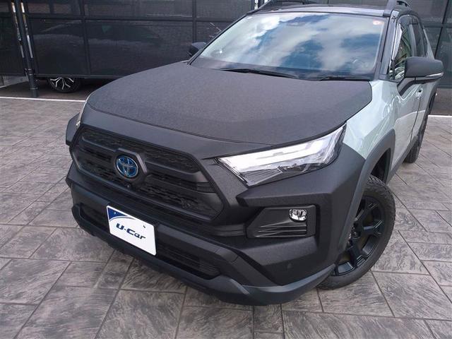 ＲＡＶ４ ハイブリッドアドベンチャー　オフロードパッケージＩＩ　インテリジェントクリアランスソナー　地デジフルセグ　横滑り防止機能　クルコン　ＬＥＤライト　ＡＷＤ　バックモニター　寒冷地　アイドリングストップ　ナビ＆ＴＶ　記録簿　キーレス　エアコン　メモリーナビ（4枚目）