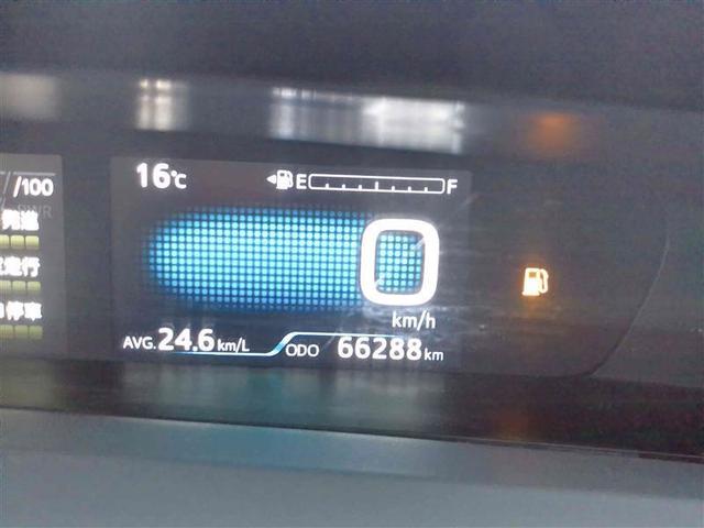プリウス Ａ　衝突軽減ブレーキシステム　Ｂモニタ　記録簿有　ＬＥＤヘッド　クルーズコントロール　セキュリティー　スマートキー　パワーステアリング　ドライブレコーダー　ＥＴＣ　１オーナー　アルミホイル　オートエアコン（15枚目）