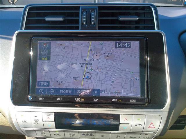 ランドクルーザープラド TX Lパッケージ マットブラックエディション オートクルーズ 踏み間違い防止装置 ワンオーナー車 セキュリティー 電動パワーシート アルミ DVD再生機能 ETC車載器 3列シート 地デジTV LEDヘッドライト キーレス 4WD サンルーフ(19枚目)