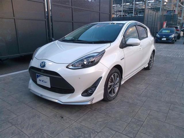 アクア Ｇ　誤発進抑制機能　バックモニタ　セキュリティー　メンテナンスノート　エアロ　ドライブレコーダ　デュアルエアバック　ナビＴＶ　ＬＥＤ　パワーウィンドウ　１オーナ－　地デジ　ＥＳＣ　ＡＴエアコン　ＡＢＳ（9枚目）