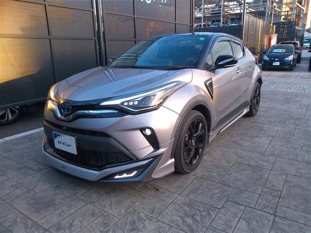 C-HR G モード ネロ セーフティプラス PCS 点検記録簿 ワンオーナ 盗難防止 Rカメラ LEDライト アルミ クルーズC エアバッグ ABS エアロ ナビ スマートキ- ETC車載器 キーフリー オートエアコン 横滑り防止 ドラレコ(9枚目)