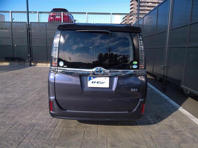 ヴォクシー ハイブリッドV スマートキープッシュスタート 盗難防止アラーム 記録簿有 DVD再生可 Bモニター オートクルーズ Wエアバック ナビTV ESC ETC車載器 リモコンキー PS LEDヘットライト 3列 アルミ(10枚目)