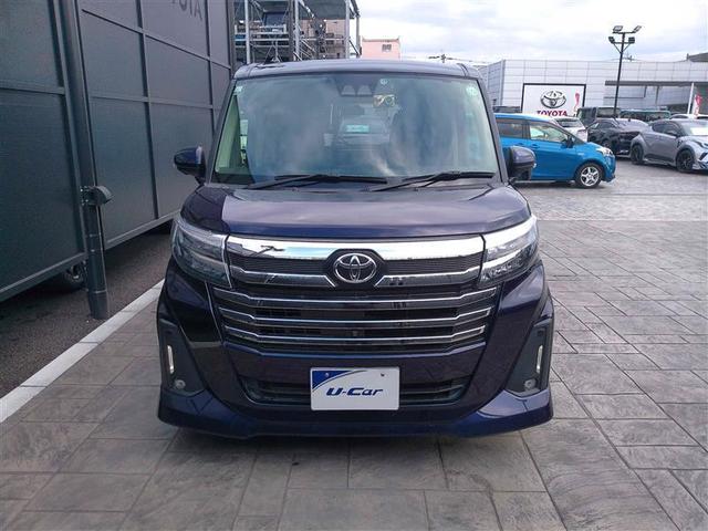 ルーミー カスタムＧ－Ｔ　助手席エアバック　両側オートスライドドア　スマートキープッシュスタート　ＬＥＤライト　１オーナー　横滑り防止機能　クルコン　点検記録簿　ＥＴＣ付　アルミホイール　フルフラット　キーレス　ＤＶＤ　ＡＢＳ（3枚目）