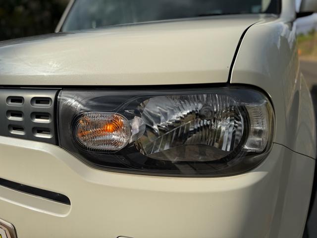 キューブ 15X Vセレクション エンブレム&ホイールキャップマットブラックペイント済・ヘッドライトコーティング済・禁煙車・タイヤ2023年式8部溝・純正HDDナビ・TV再生可・スマキー・Pスタート・リモコンスターター付・ETC(15枚目)