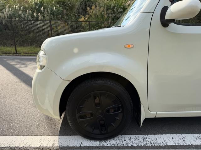 キューブ 15X Vセレクション エンブレム&ホイールキャップマットブラックペイント済・ヘッドライトコーティング済・禁煙車・タイヤ2023年式8部溝・純正HDDナビ・TV再生可・スマキー・Pスタート・リモコンスターター付・ETC(19枚目)