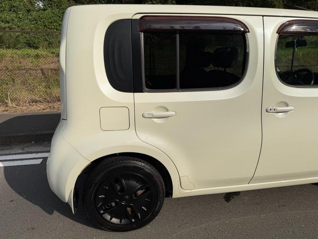 キューブ 15X Vセレクション エンブレム&ホイールキャップマットブラックペイント済・ヘッドライトコーティング済・禁煙車・タイヤ2023年式8部溝・純正HDDナビ・TV再生可・スマキー・Pスタート・リモコンスターター付・ETC(27枚目)