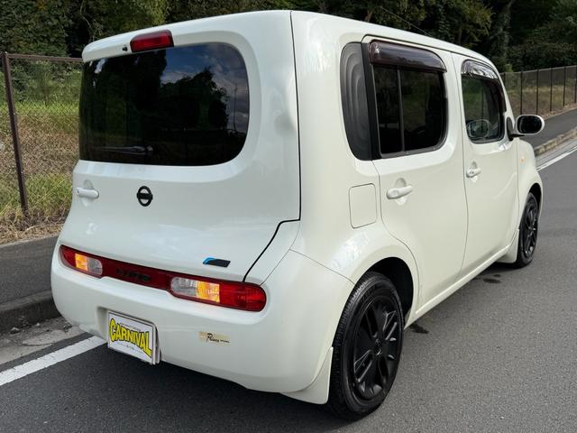 キューブ 15X Vセレクション エンブレム&ホイールキャップマットブラックペイント済・ヘッドライトコーティング済・禁煙車・タイヤ2023年式8部溝・純正HDDナビ・TV再生可・スマキー・Pスタート・リモコンスターター付・ETC(32枚目)