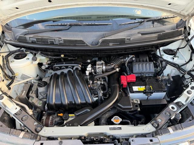 キューブ 15X Vセレクション エンブレム&ホイールキャップマットブラックペイント済・ヘッドライトコーティング済・禁煙車・タイヤ2023年式8部溝・純正HDDナビ・TV再生可・スマキー・Pスタート・リモコンスターター付・ETC(37枚目)