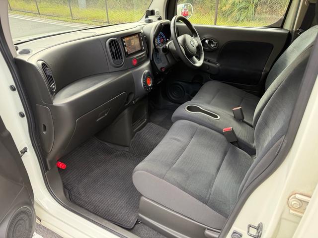 キューブ 15X Vセレクション エンブレム&ホイールキャップマットブラックペイント済・ヘッドライトコーティング済・禁煙車・タイヤ2023年式8部溝・純正HDDナビ・TV再生可・スマキー・Pスタート・リモコンスターター付・ETC(49枚目)