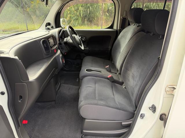 キューブ 15X Vセレクション エンブレム&ホイールキャップマットブラックペイント済・ヘッドライトコーティング済・禁煙車・タイヤ2023年式8部溝・純正HDDナビ・TV再生可・スマキー・Pスタート・リモコンスターター付・ETC(50枚目)