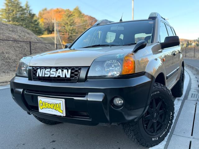 エクストレイル X 4WD・NewpaintベージュMカラー・ハイパールーフレール・カプロンシート・社外16インチAW・BF GoodRichタイヤ・オリジナル日産グリル・ブラックヘッド&テール・車検R9年9月・ETC(14枚目)