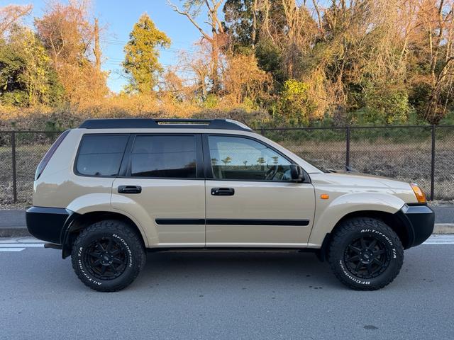 エクストレイル X 4WD・NewpaintベージュMカラー・ハイパールーフレール・カプロンシート・社外16インチAW・BF GoodRichタイヤ・オリジナル日産グリル・ブラックヘッド&テール・車検R9年9月・ETC(26枚目)