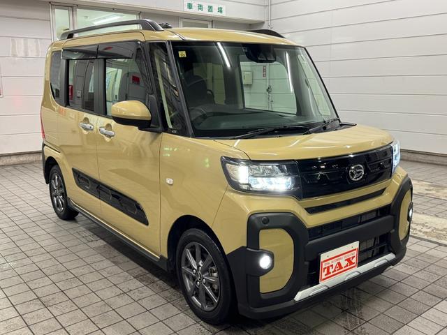 タント ファンクロス　社外ディスプレイオーディオ・バックカメラ・スマートアシスト・両側パワースライドドア・シートヒーター・ＬＥＤヘッドライト・純正１４ｉｎアルミ・ＥＴＣ（3枚目）