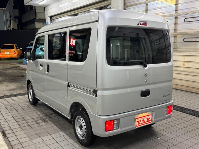 エブリイ ＰＡリミテッド　登録届出済未使用車・ハイルーフ・Ａ／Ｃ・Ｐ／Ｓ・Ｐ／Ｗ・リモコンキー・スズキセーフティサポート・車線逸脱警報・リヤパーキングセンサー・ハイビームアシスト（7枚目）