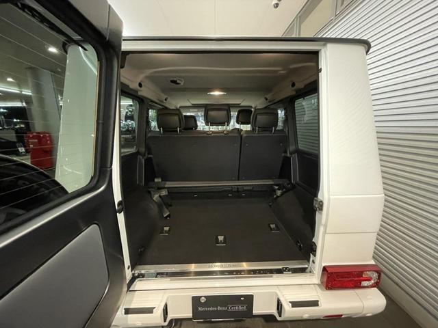 G350d ラグジュアリーパッケージ スライディングルーフ レザーシート シートヒーター(前席 後席装備)ブラックホイール 禁煙車 認定中古車(8枚目)