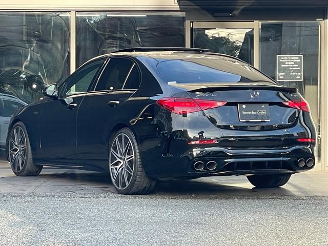 Ｃクラス Ｃ４３　４マチック　ＡＭＧ特別オーダーアルミホイール・ナイトパッケージ・パノラマサンルーフ・レーダーセーフティーＰＫＧ・３６０°カメラ・ＭＢＵＸ・アンビエントライト（4枚目）