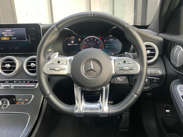 Cクラス C43 4マチック 弊社下取り車/パノラミックスライディングルーフ/ブラックレザーシート/ブルメスターサラウンドサウンド/ヘッドアップディスプレイ/AMGRIDEコントロールサスペンション/パフュームアトマイザー/ETC(14枚目)