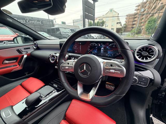 Ａクラスセダン Ａ１８０セダン　ＡＭＧラインパッケージ　弊社下取り車／ＡＭＧレザーエクスクルーシブパッケージ／パノラミックスライディングルーフ／ブラック×レッドツートンレザー／シートヒーター／メモリー付きパワーシート／３６０°カメラ／ＥＴＣ２．０／６４色ア（13枚目）