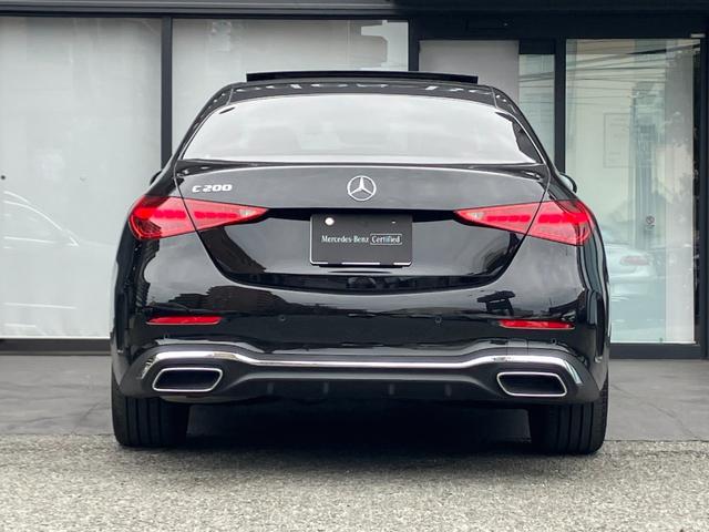 Cクラス C200アバンギャルド AMGラインパッケージ 弊社元デモカー/セーフティーパッケージ/AMGラインパッケージ/ヘッドアップディスプレイ/ハーフレザーシート/シートヒーター/スポーツサスペンション/大径ブレーキ/18インチAMGアルミ/レーダーセー(4枚目)