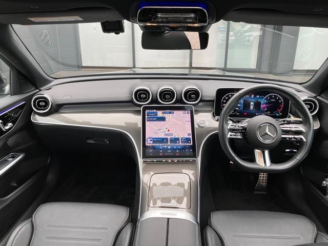 Cクラス C200アバンギャルド AMGラインパッケージ 弊社元デモカー/セーフティーパッケージ/AMGラインパッケージ/ヘッドアップディスプレイ/ハーフレザーシート/シートヒーター/スポーツサスペンション/大径ブレーキ/18インチAMGアルミ/レーダーセー(13枚目)