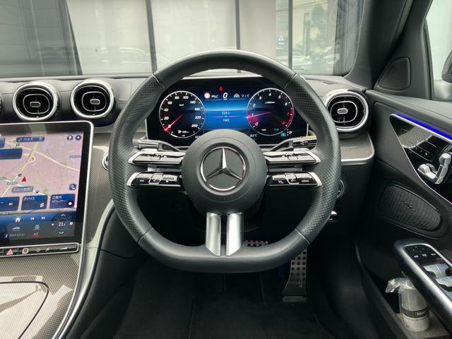 Cクラス C200アバンギャルド AMGラインパッケージ 弊社元デモカー/セーフティーパッケージ/AMGラインパッケージ/ヘッドアップディスプレイ/ハーフレザーシート/シートヒーター/スポーツサスペンション/大径ブレーキ/18インチAMGアルミ/レーダーセー(14枚目)